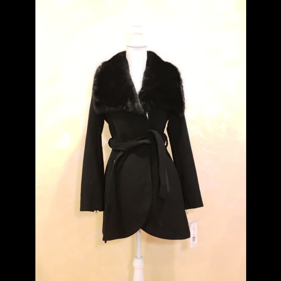 French Connection Jackets & Blazers - NWT French Connection Belted Wool Blend Coat